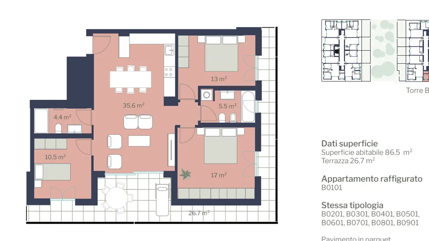 Wohnung mieten - Via Giacomo Brentani 16, 6900 Lugano