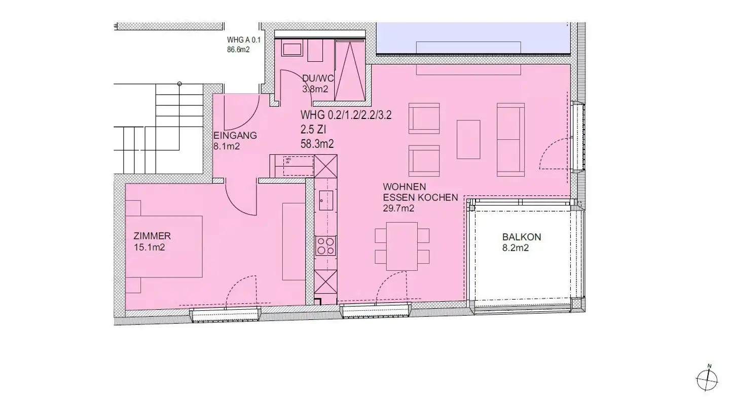 Appartement à louer - Kasernenstrasse 43, 7000 Chur - Photo 4