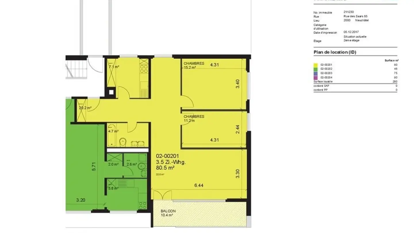 Appartamento in affitto - Rue Des Saars, 2000 Neuchâtel - Photo 3