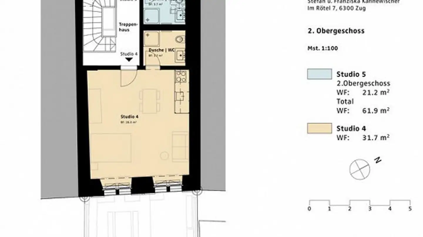 Appartement à louer - Grabenstrasse 34, 6300 Zug - Photo 2