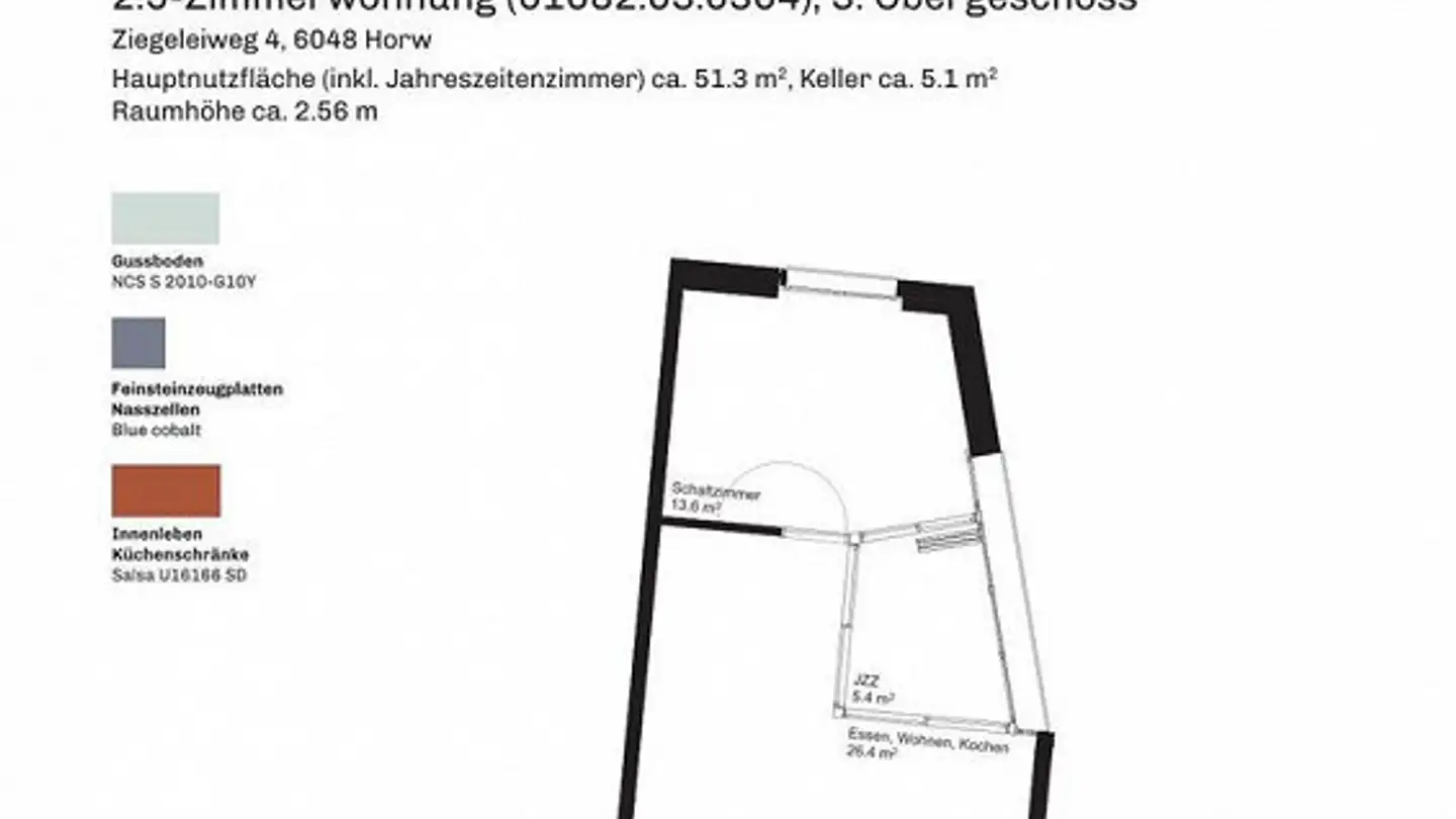 Apartment for rent - Ziegeleiweg 4, 6048 Horw - Photo 2