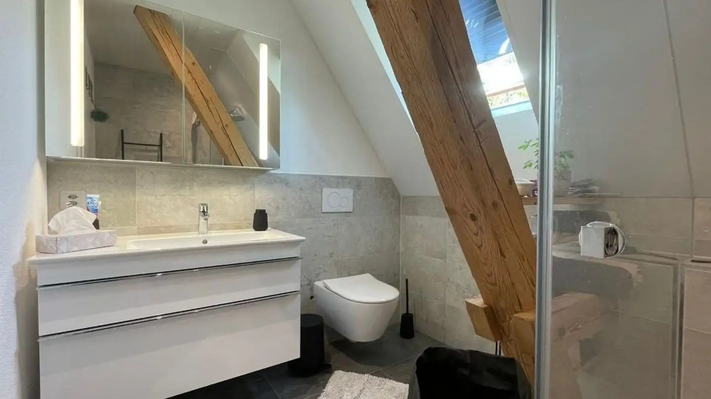 Attic flat for rent - Hauptstrasse 22, 4585 Biezwil - Photo 4
