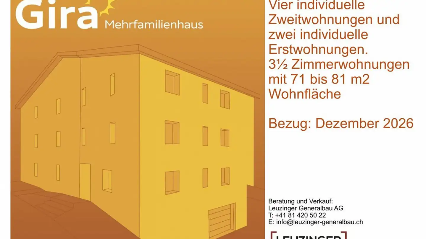 Apartment for sale - Gira 13, 7404 Feldis/Veulden