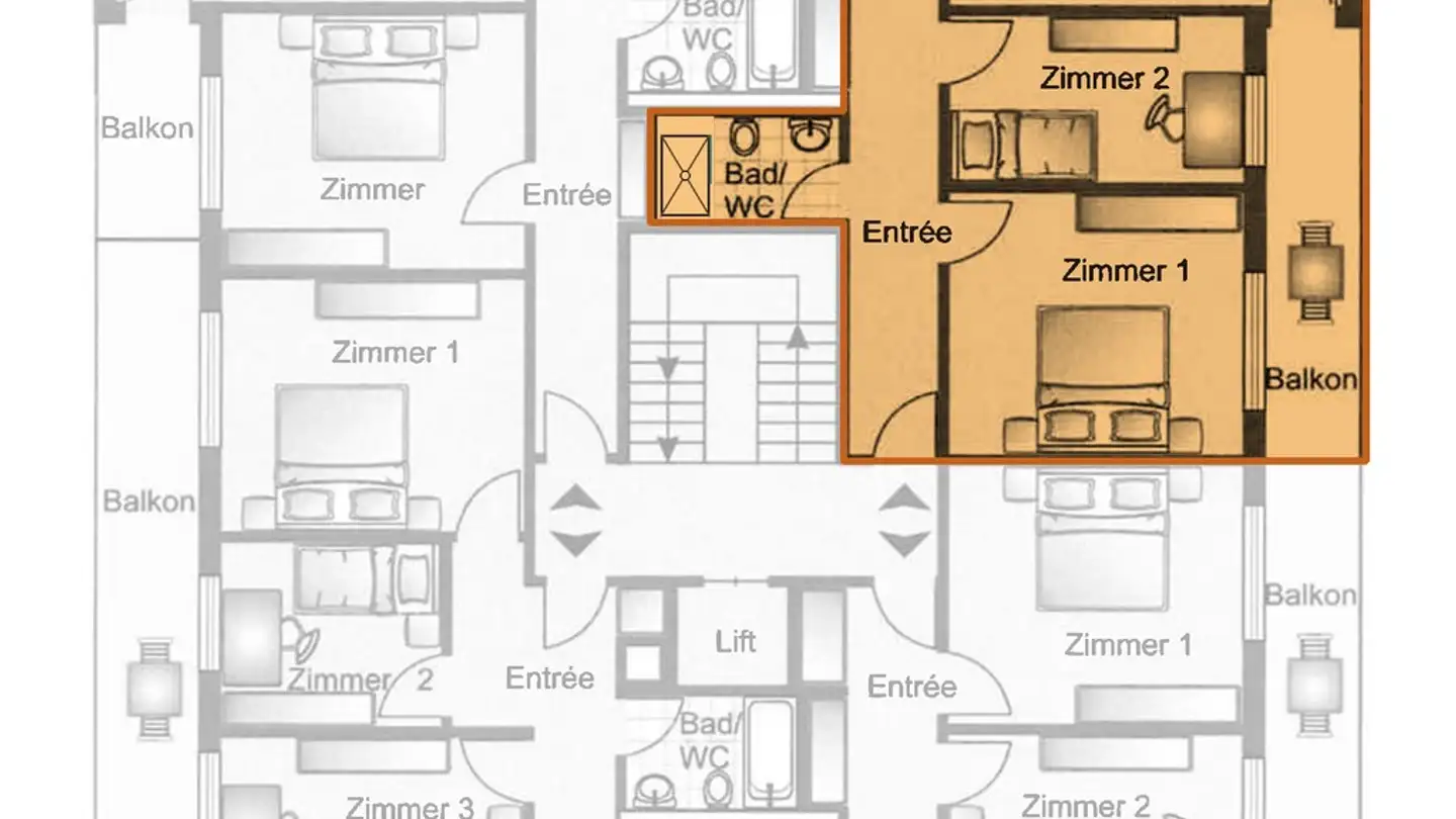 Appartement à louer - Langenthalerstrasse 2, 4802 Strengelbach - Photo 2
