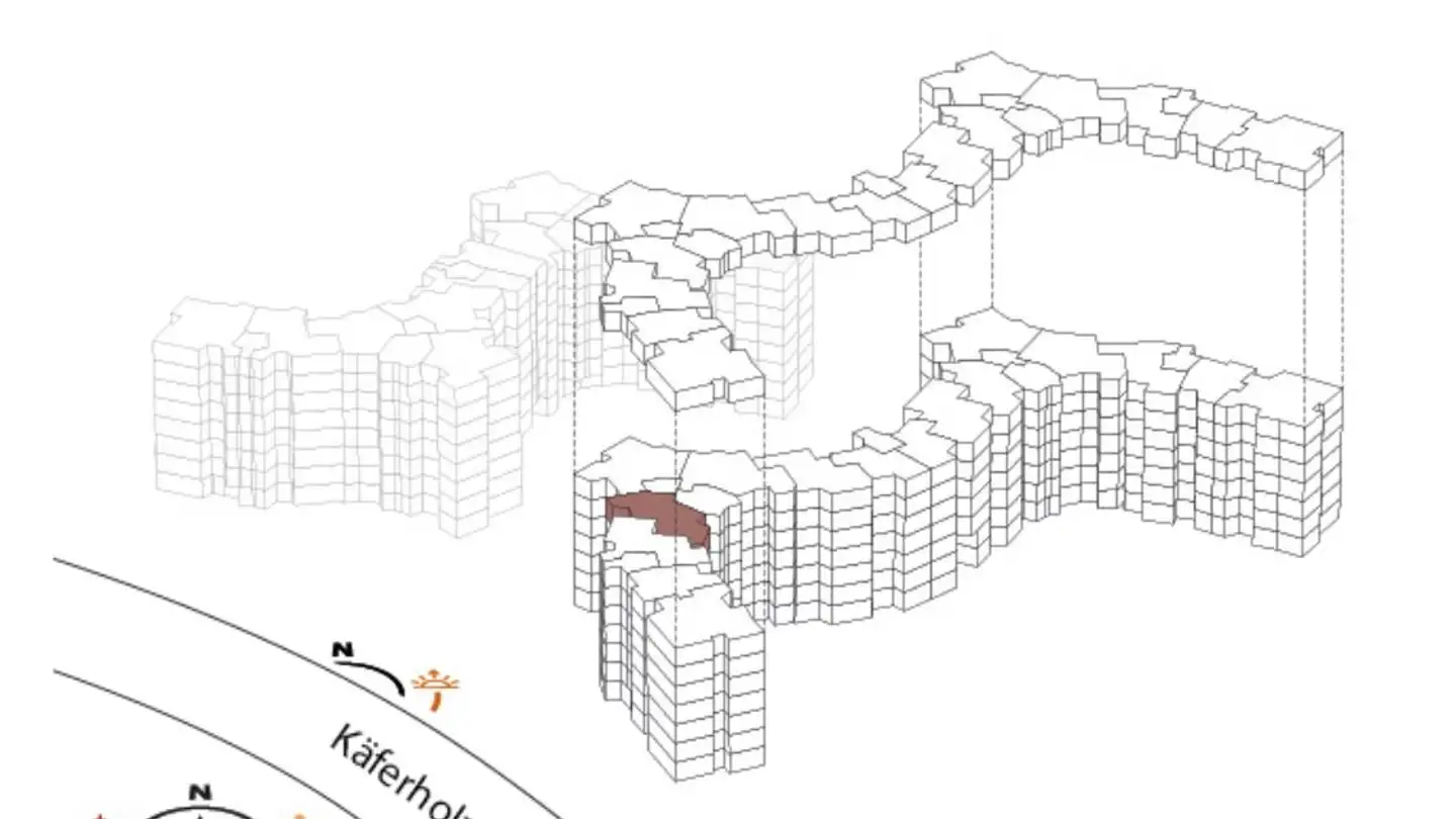 Apartment for rent - Käferholzstrasse, 8046 Zürich - Photo 2