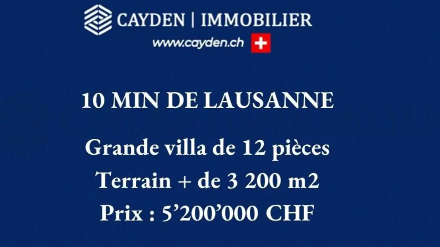 Maison individuelle à vendre - 1008 Jouxtens-Mézery