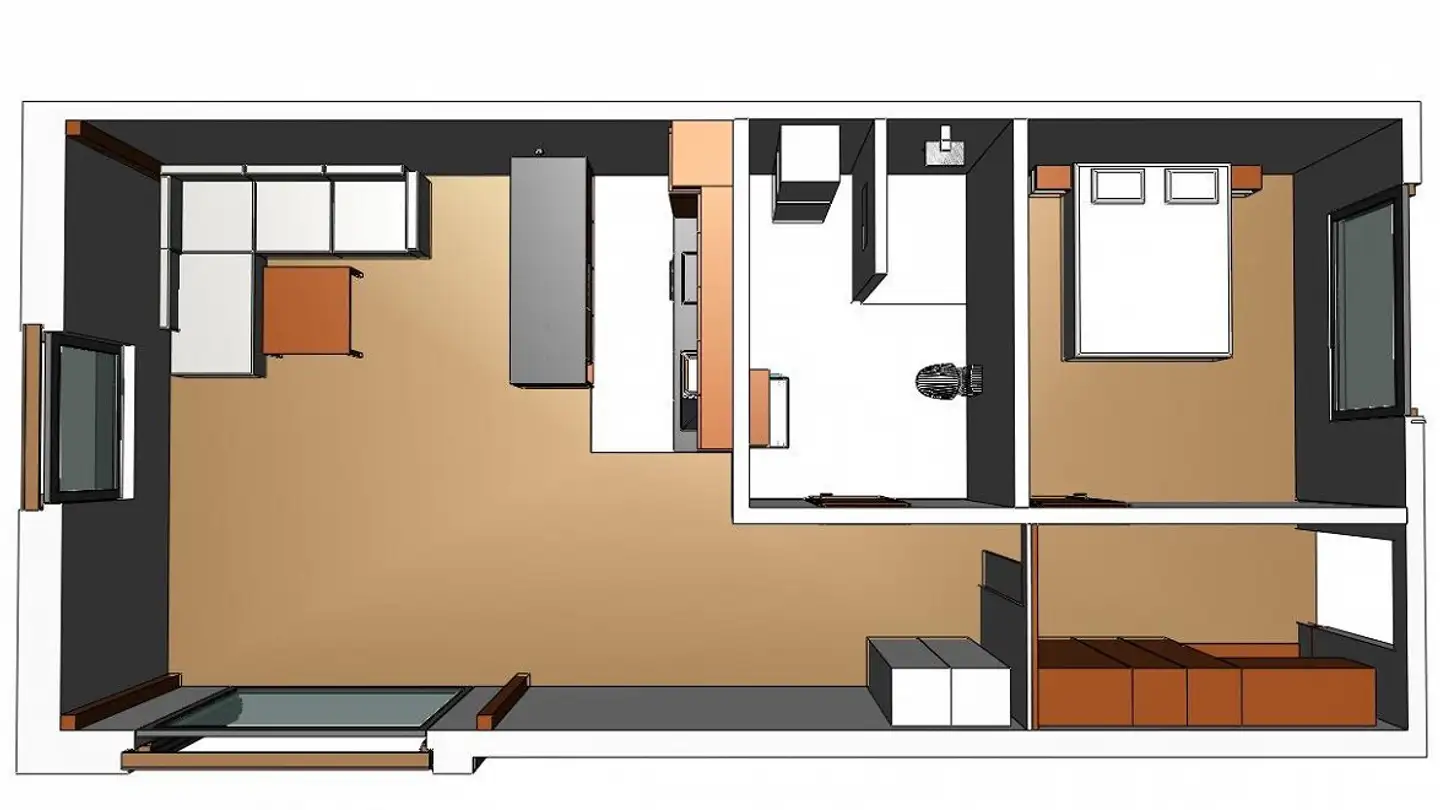 Wohnung mieten - Feldstrasse 600, 8722 Kaltbrunn - Foto 3