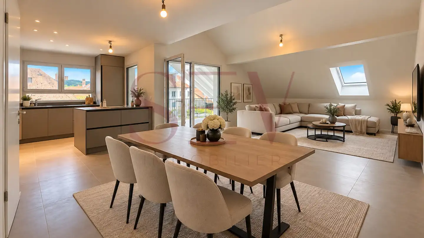 Wohnung mieten - Route Des Bays 16, 1562 Corcelles-près-Payerne