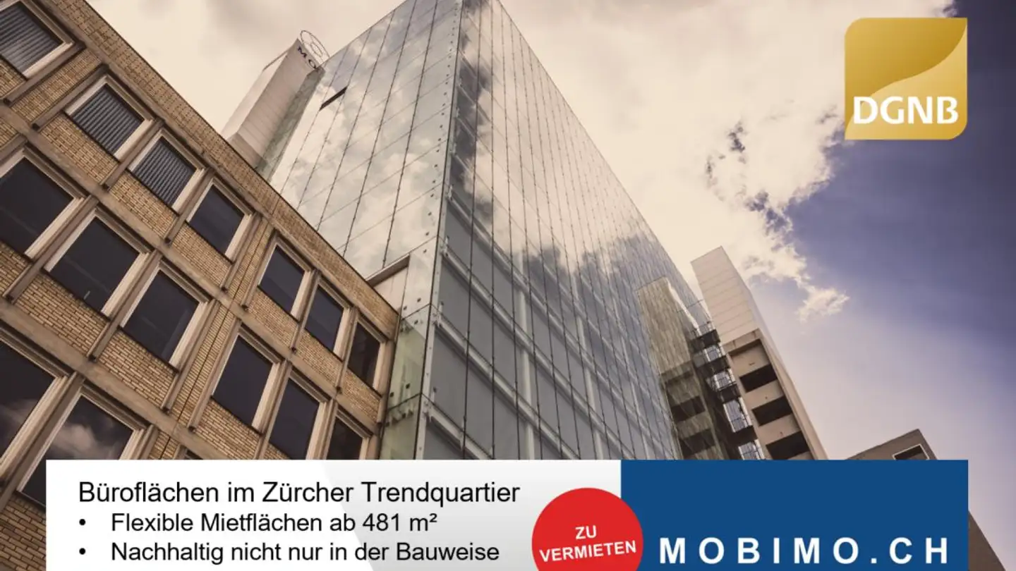 Bürofläche mieten - Hardturmstrasse 3, 8005 Zürich