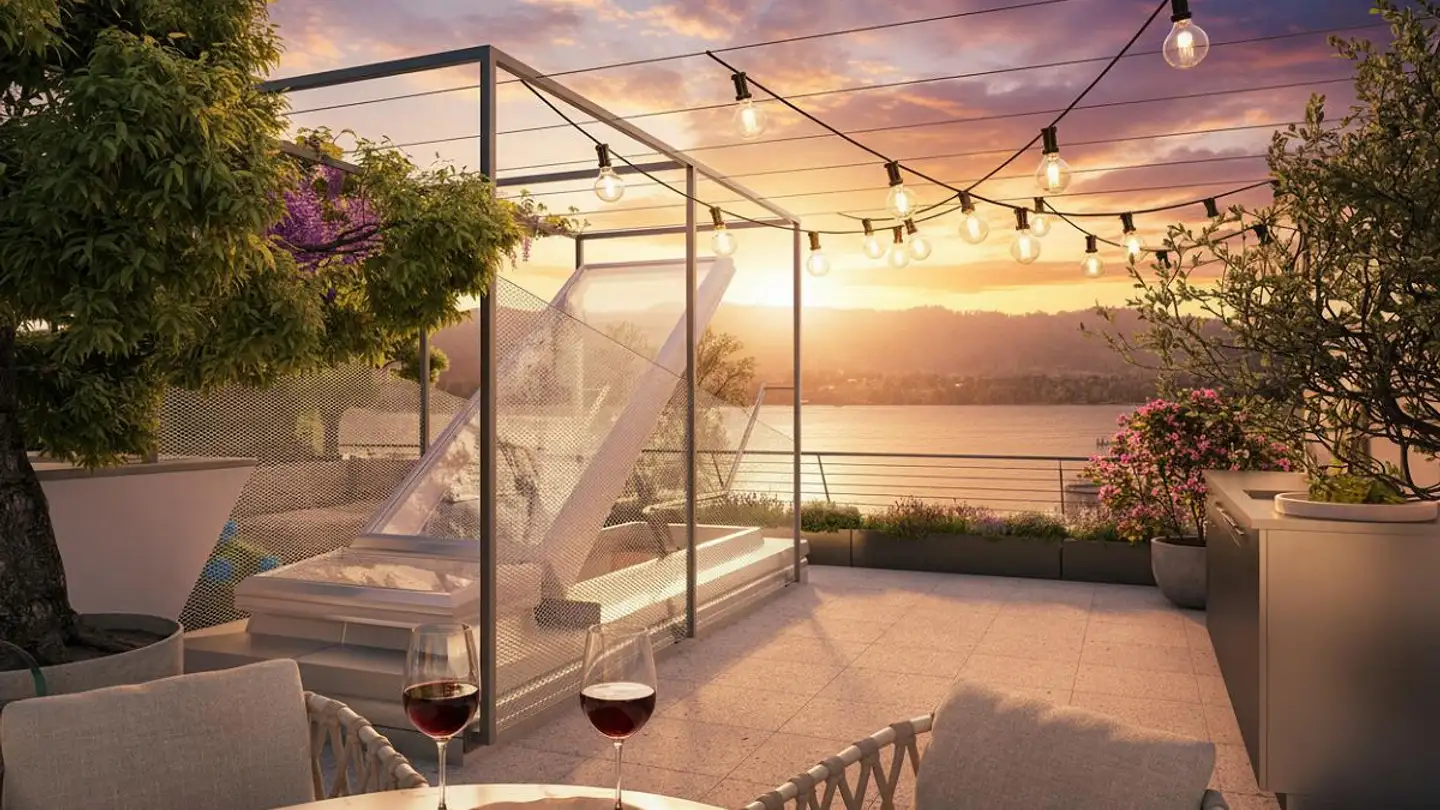 Attique à louer - Horneggstrasse 4, 8008 Zürich