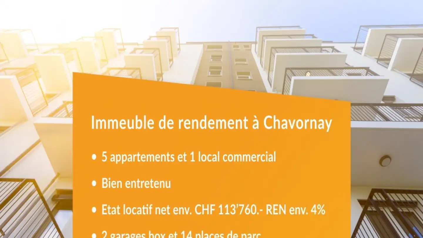 Mischgenutztes Gebäude kaufen - 1373 Chavornay