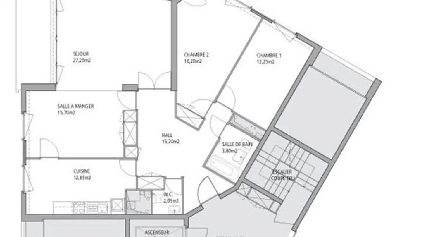 Appartamento in affitto - Rue De Chêne-Bougeries, 1224 Chêne-Bougeries - Photo 2