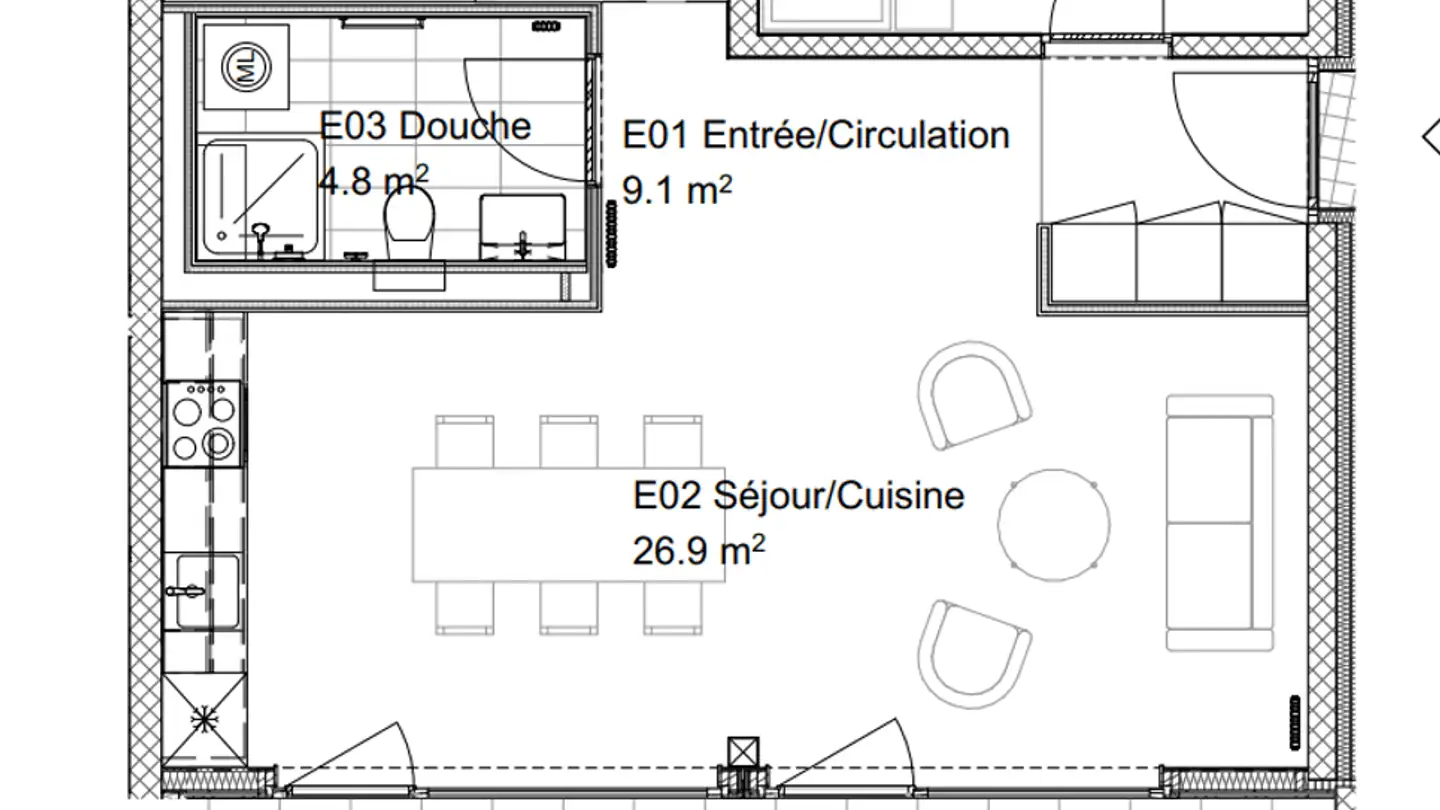 Apartment for rent - Route du Châtelard 4A, 1141 Sévery - Photo 3