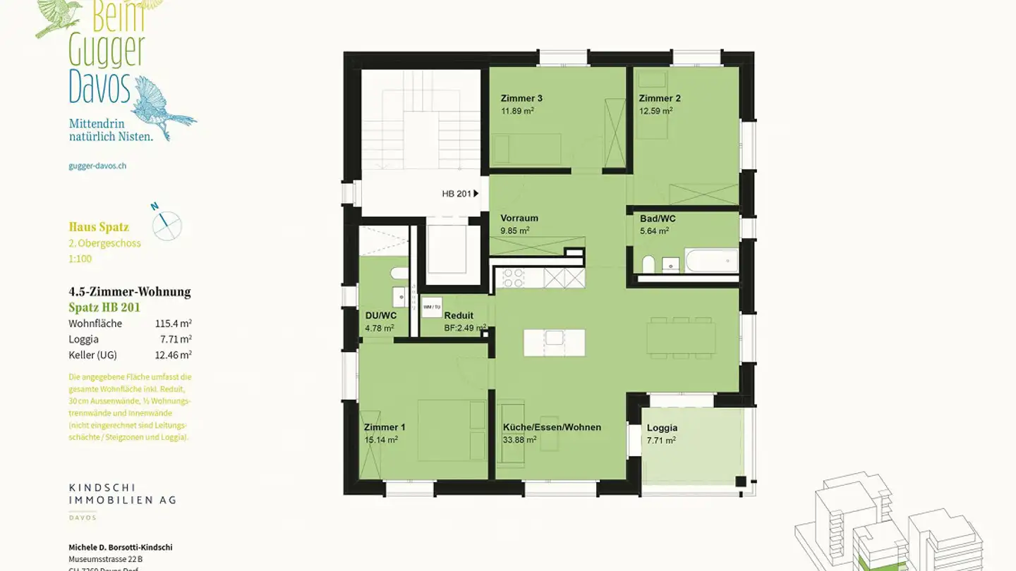 Wohnung kaufen - Guggerbachstrasse 5, 7270 Davos Platz - Foto 4