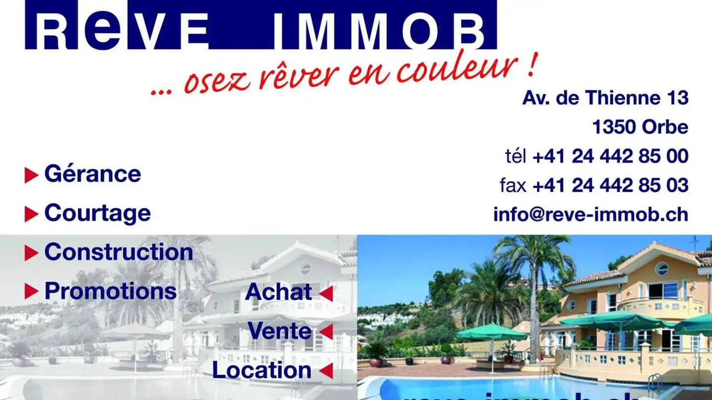 Outdoor parking space for rent - 1350 Orbe