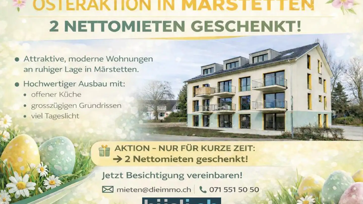 Apartment for rent - Weinfelderstrasse 1, 8560 Märstetten