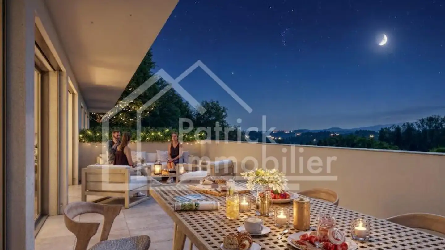 Terrassenwohnung kaufen - Route de la Bagne 13, 1753 Matran - Foto 2