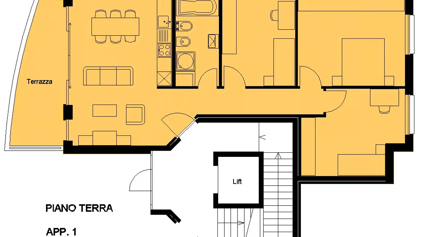 Appartement à louer - Via Cantonale 12, 6855 Stabio