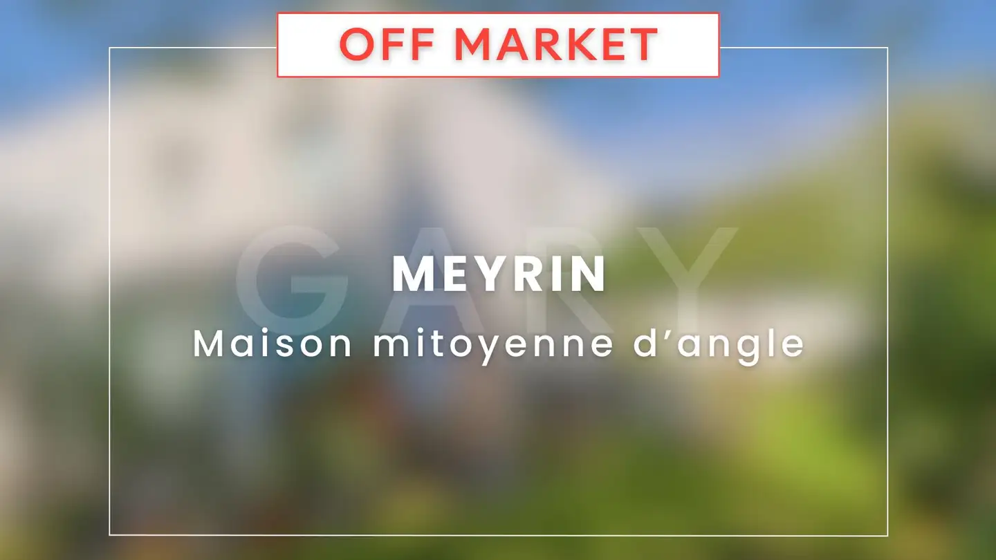 Maison individuelle à vendre - 1217 Meyrin