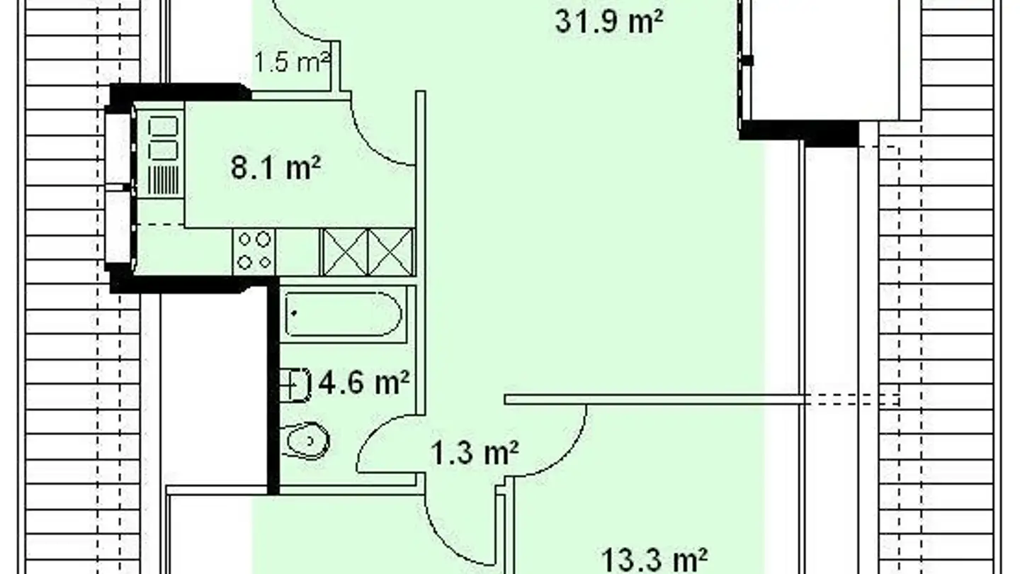 Dachgeschosswohnung mieten - Dorfstrasse 15, 8906 Bonstetten - Foto 2