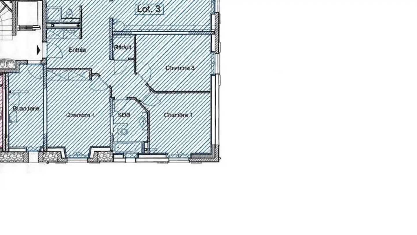 Appartement à louer - 1036 Sullens