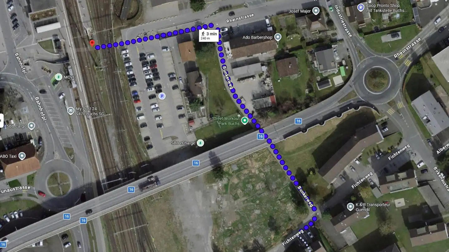 Place de parking extérieure à louer - Fichtenweg 5, 9470 Buchs SG - Photo 2