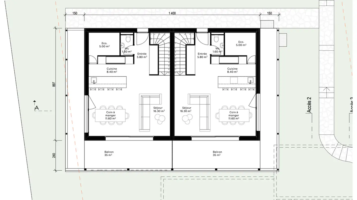 Appartement à vendre - Chemin De Mailand, 1941 Vollèges - Photo 2