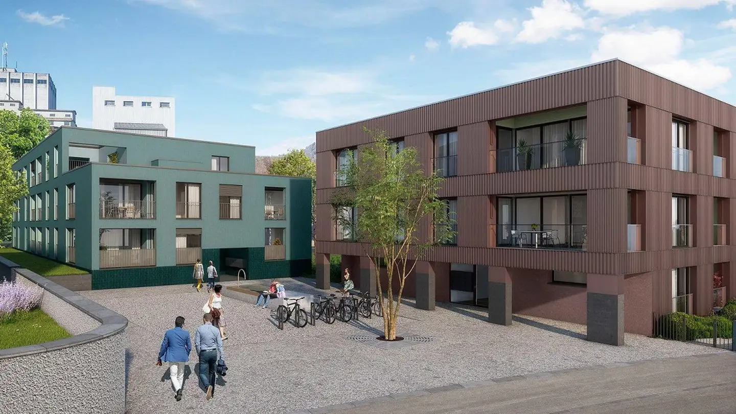 Tiefgaragenstellplatz mieten - Hellbühlstrasse 5a, 6102 Malters