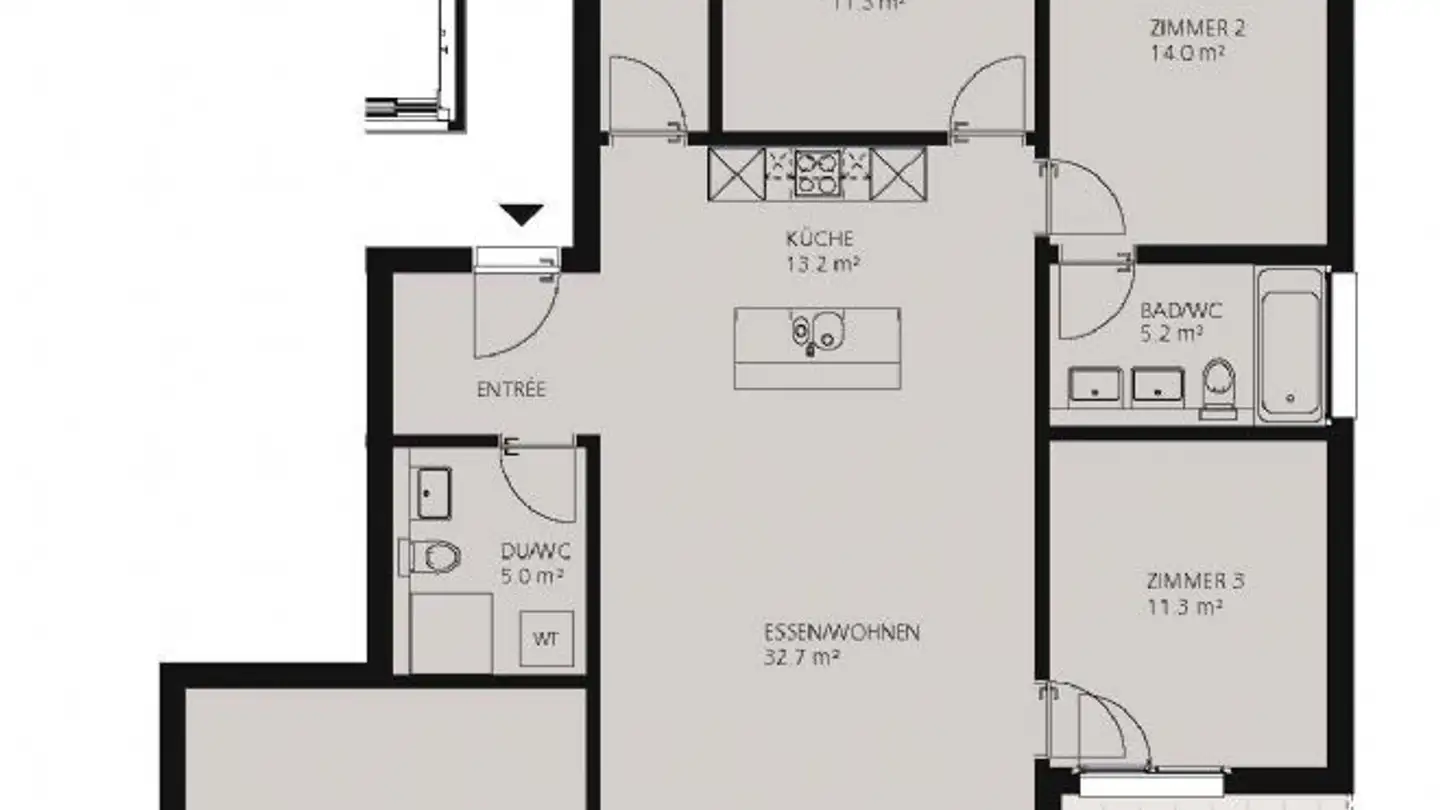 Apartment for rent - Lättenweg 9, 5315 Böttstein
