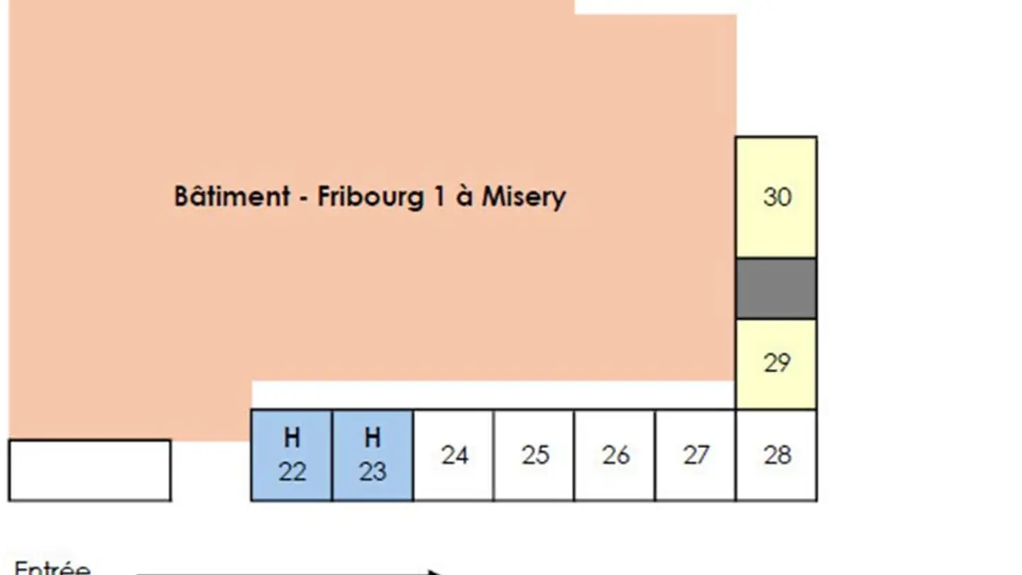 Outdoor parking space for rent - Route de Fribourg 1, 1721 Misery - Photo 3