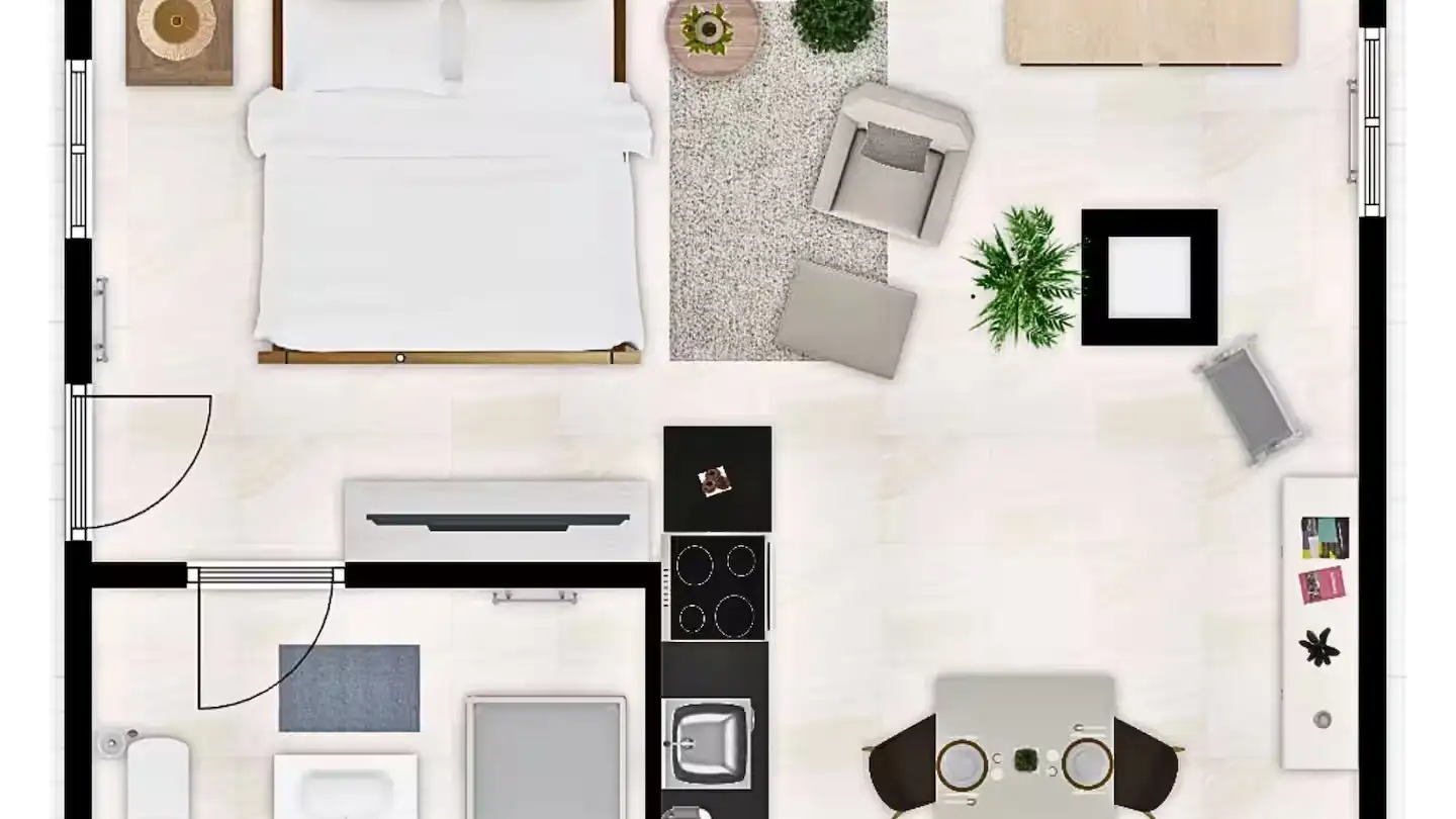 Wohnung mieten - Via Funicolare, 6900 Lugano - Foto 4