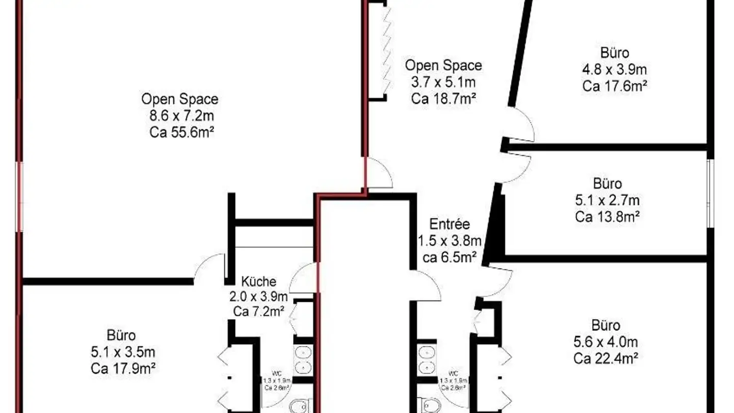 Bureau à louer - Schulhausstrasse 10, 6048 Horw - Photo 2