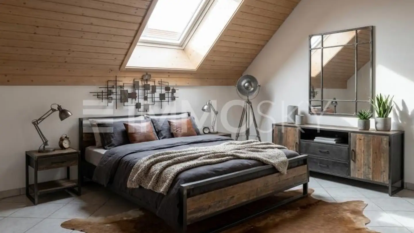 Attic flat for rent - 1, 3429 Höchstetten - Photo 3