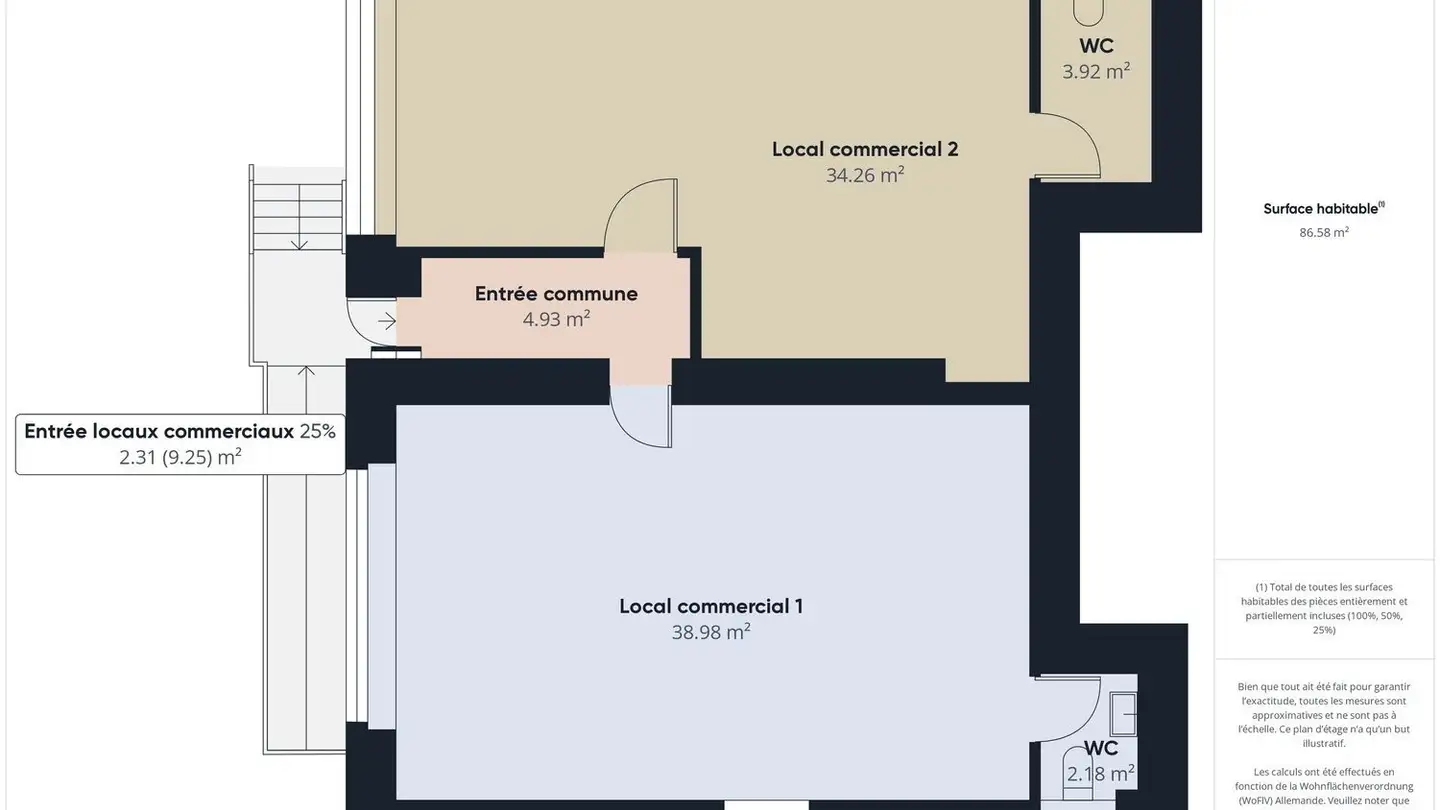 Commercial for rent - Rue De L'ancienne-Poste 37, 1337 Vallorbe - Photo 3