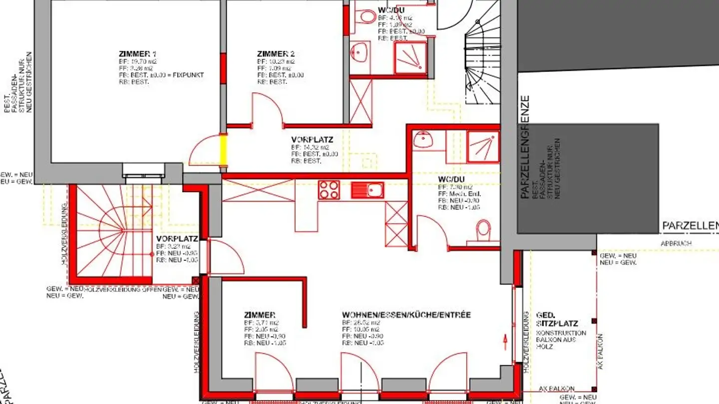 Appartement à louer - Hauptstrasse 11, 4224 Nenzlingen - Photo 4