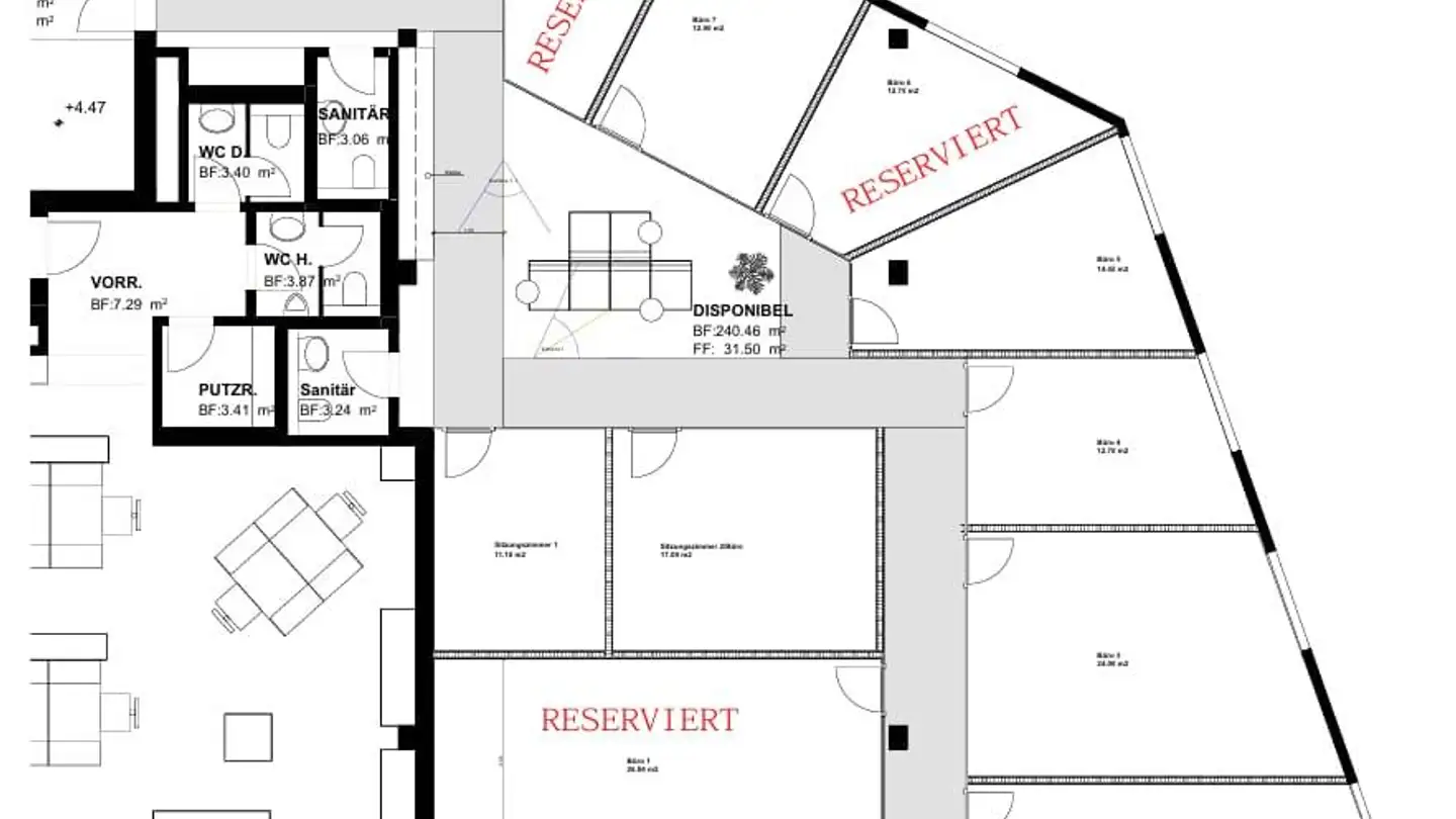 Bürofläche mieten - Gewerbestrasse 7, 9052 Niederteufen - Foto 4