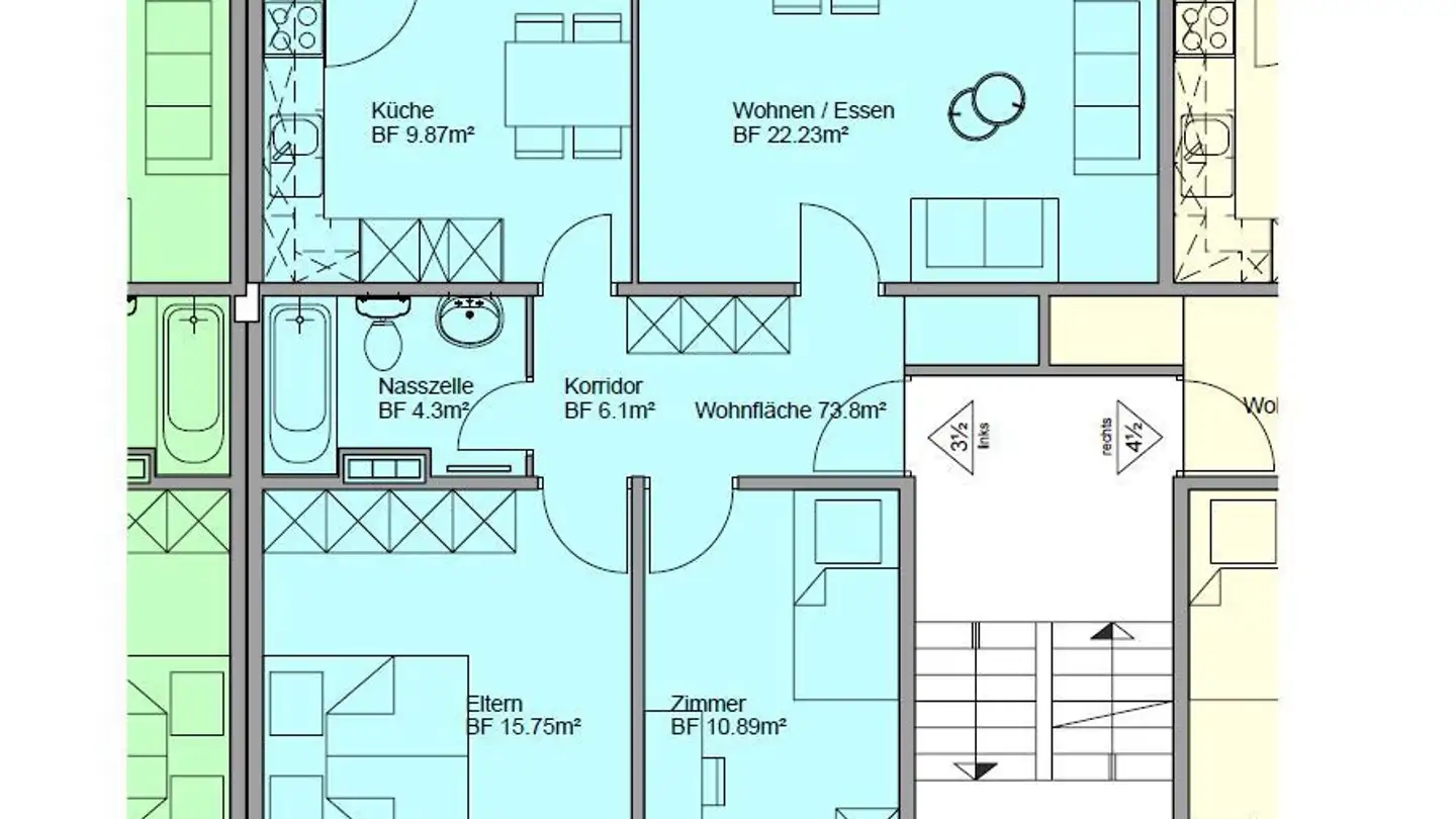 Apartment for rent - Obere Dorfstrasse 88, 8964 Rudolfstetten