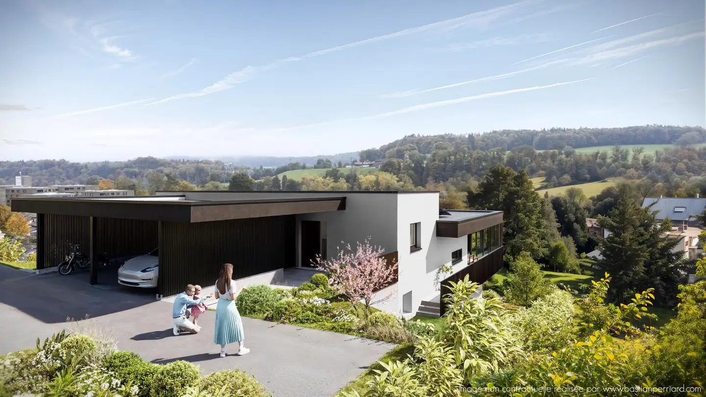 Semi-detached house for sale - Route De La Maison Neuve, 1753 Matran - Photo 3