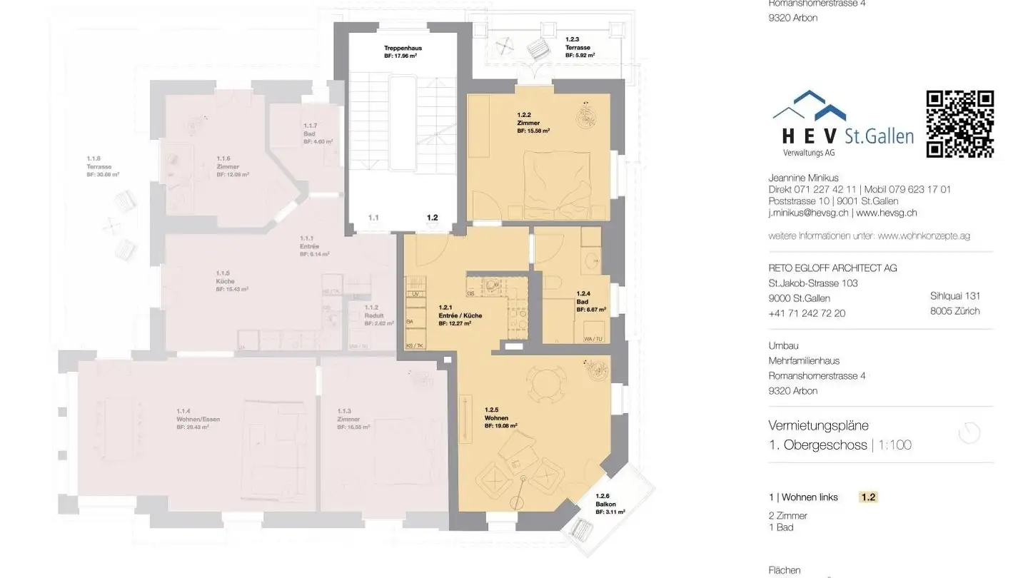 Appartement à louer - Romanshornerstrasse 4, 9320 Arbon - Photo 3