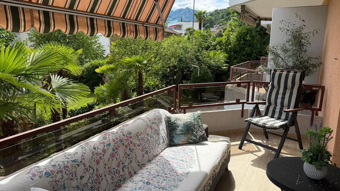 Appartement meublé à louer - Via Buetti 3, 6600 Muralto