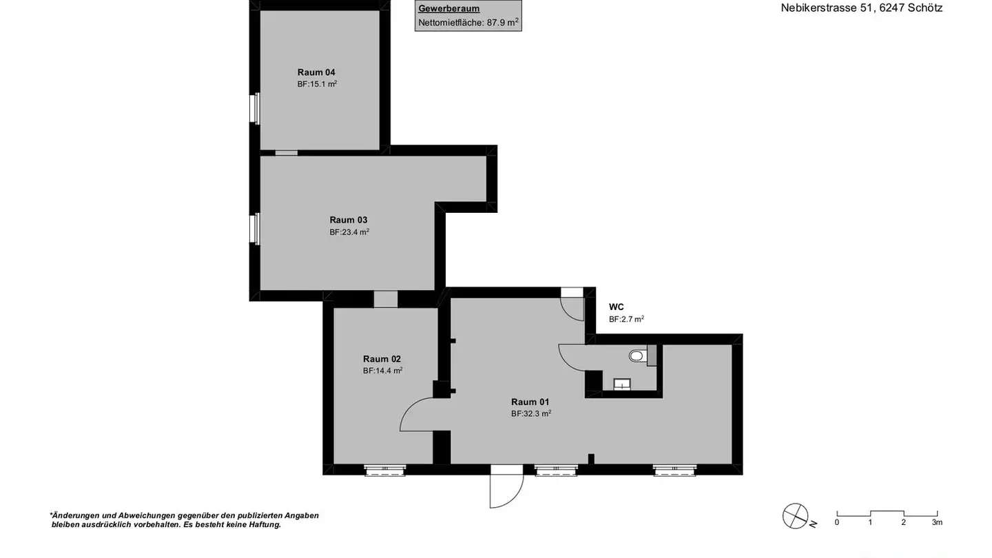 Commerciale in affitto - Nebikerstrasse 51, 6247 Schötz - Photo 2