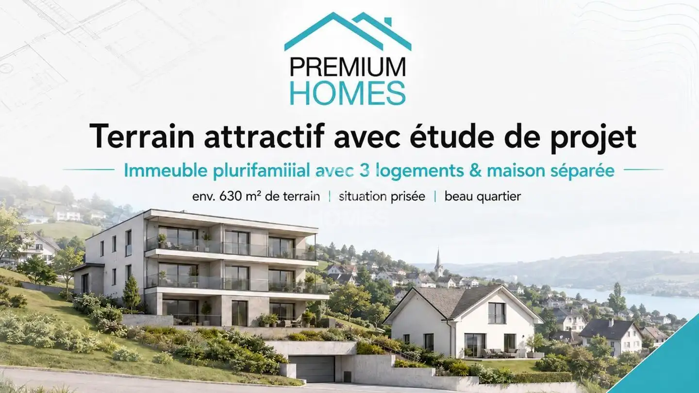 Constructible plot for sale - 1737 Plasselb