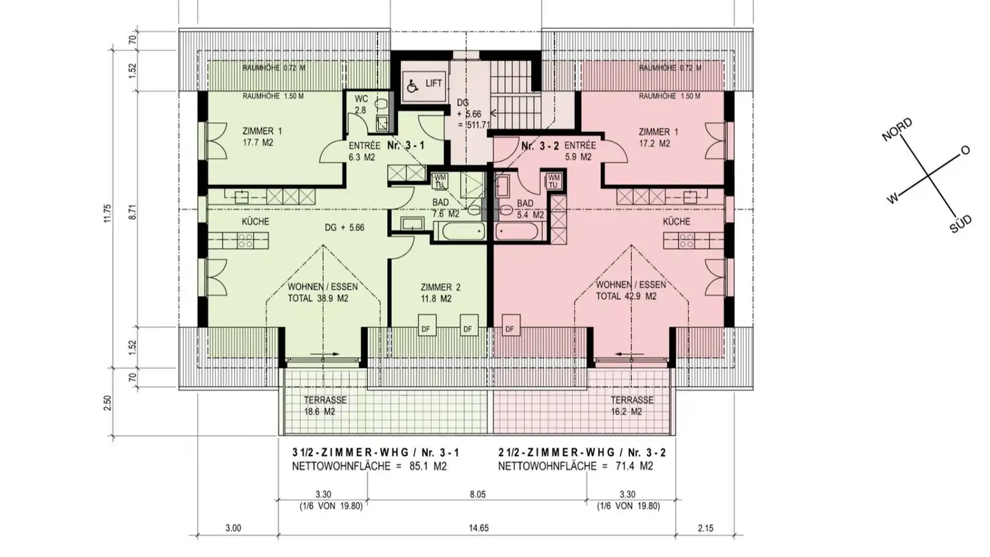 Apartment for rent - Mezikonerstrasse 7a, 9542 Münchwilen TG - Photo 3