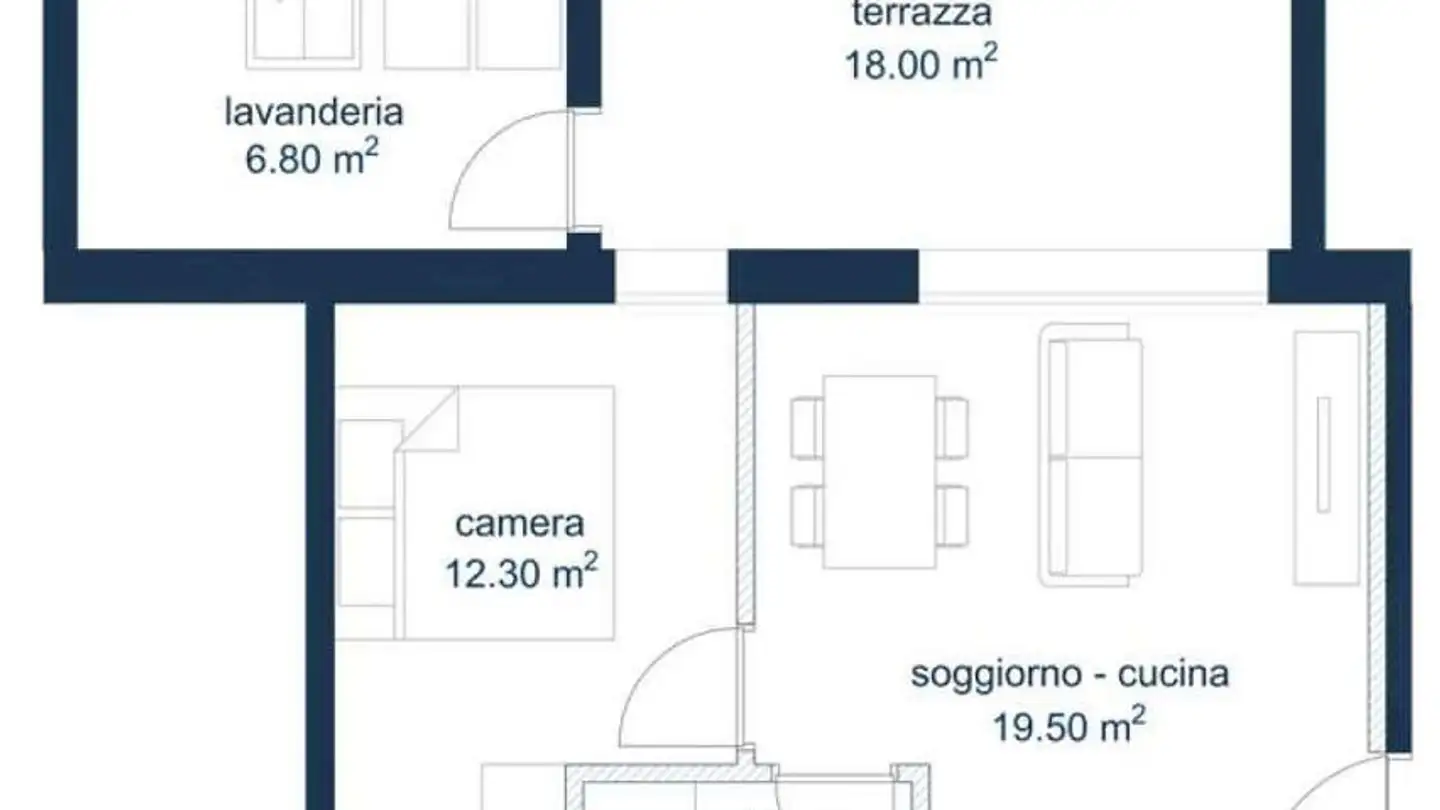 Furnished apartment for sale - Via Quinta, 6710 Biasca - Photo 4