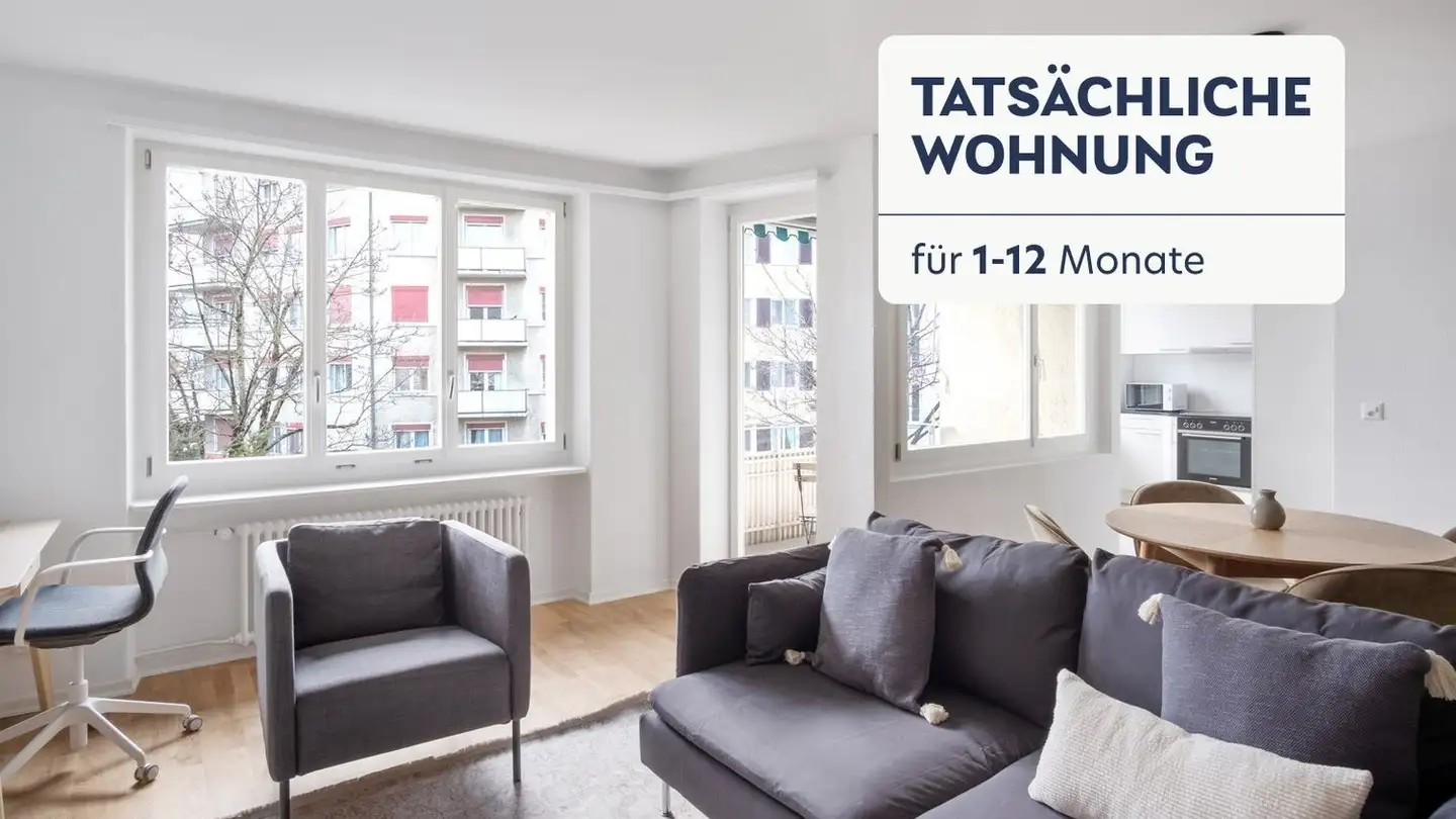 Möblierte Wohnung mieten - Dörflistrasse 112, 8050 Zürich