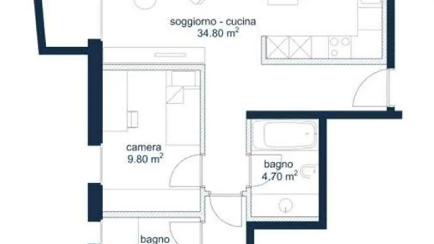Furnished apartment for sale - Via Quinta, 6710 Biasca - Photo 4