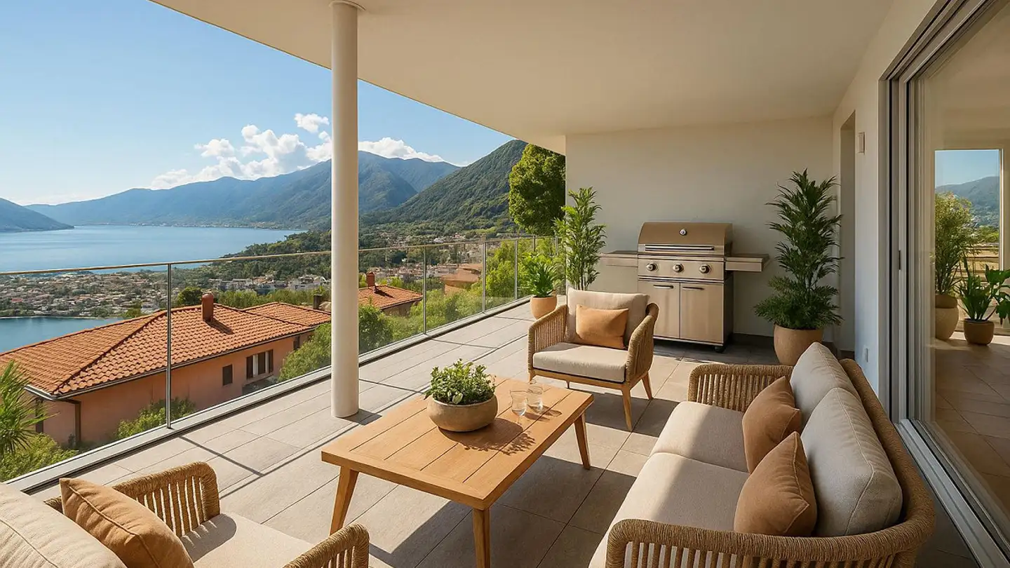 Appartement en terrasse à vendre - Via Del Tiglio 36, 6605 Locarno