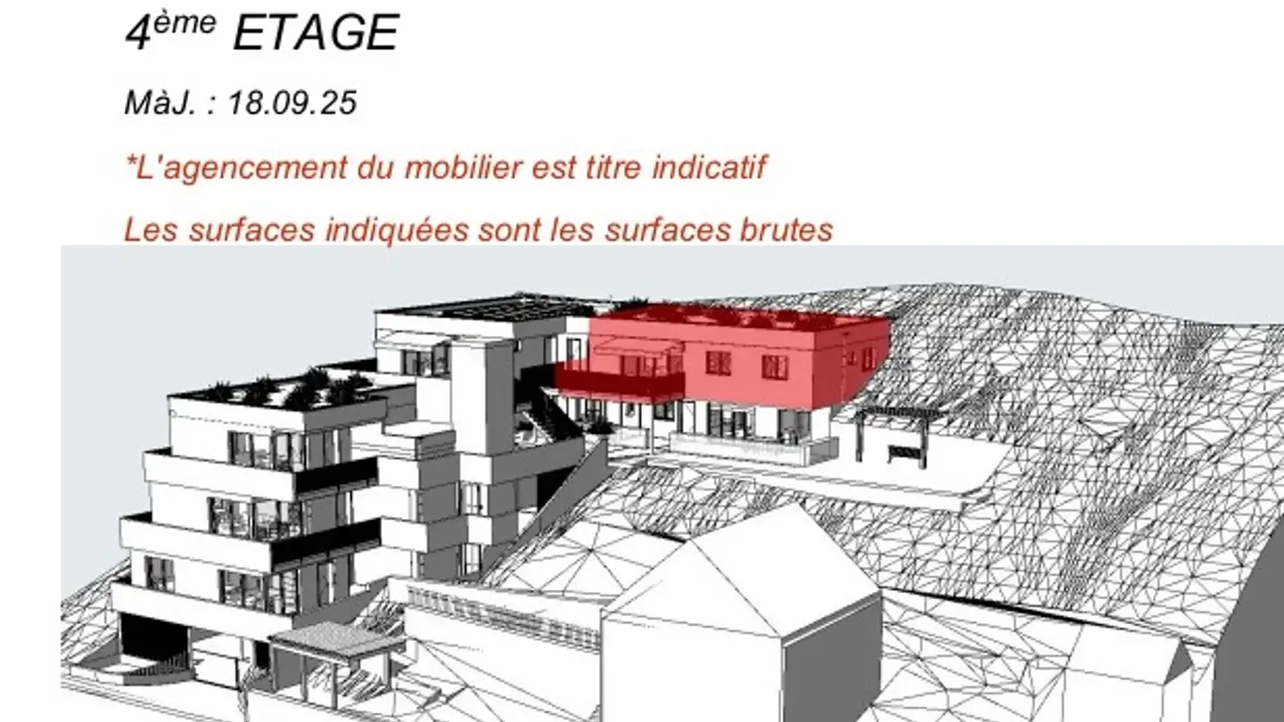 Attico in vendita - Route le Parfay 48, 1991 Turin (Salins) - Photo 3