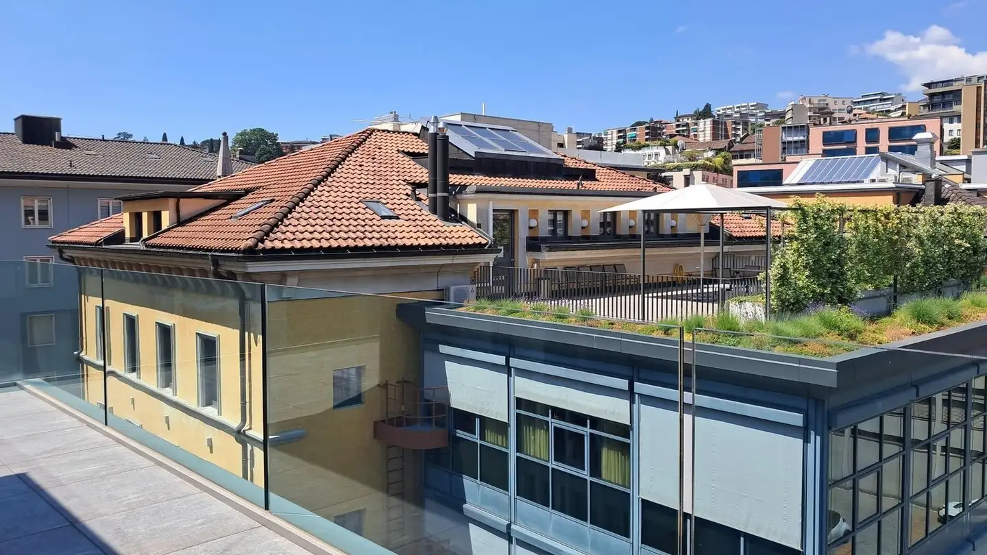 Penthouse for rent - Viale Stefano Franscini 3, 6900 Lugano
