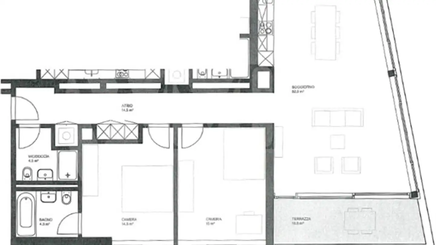 Appartamento in affitto - Via Senago 30, 6912 Pazzallo - Foto 4